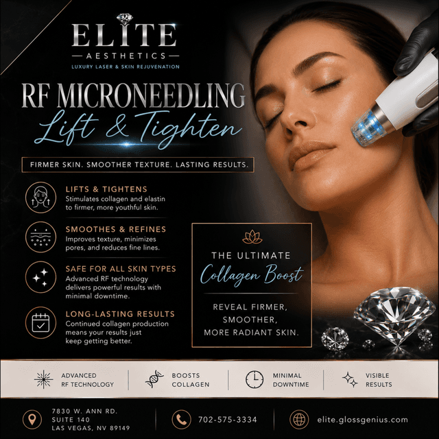 Lift & Tighten-RF Microneedling x 3 at ELITE AESTHETICS in Las Vegas, NV